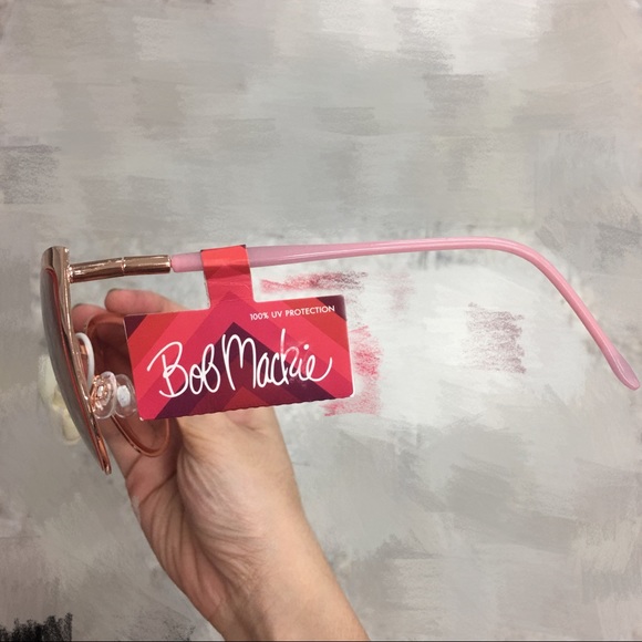 X SOLD X Bob Mackie pink cat eye sunglasses - Picture 2 of 4